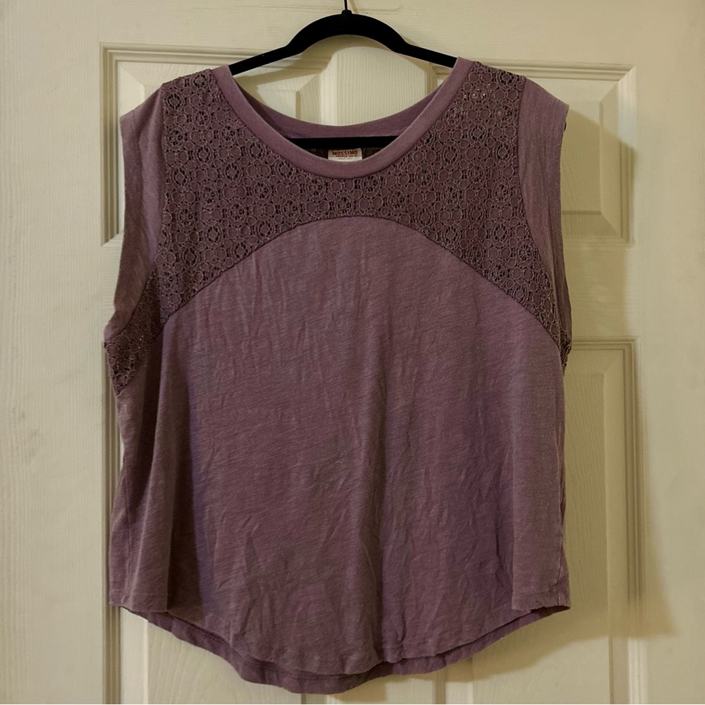 3/$15 VINTAGE MOSSIMO TARGET HI-LO CROPPED LACE TANK FESTIVAL WHIMSIGOTH